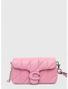 Coach bőr táska rózsaszín