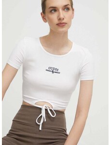 Guess t-shirt NYRA női, fehér, V4GP03 KBCO2