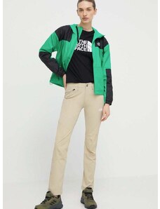 The North Face rövid kabát női, zöld, átmeneti, oversize