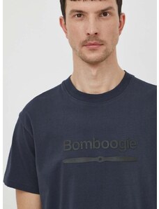 Bomboogie pamut póló férfi, nyomott mintás, TM8552TJIN4