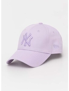 New Era pamut baseball sapka lila, nyomott mintás, NEW YORK YANKEES