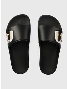 Karl Lagerfeld papucs KONDO fekete, női, KL80905N