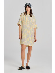 RUHA GANT REL G PATTERN SS TUNIC DUSTY YELLOW