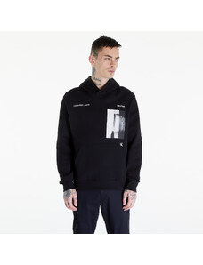 Férfi kapucnis pulóver Calvin Klein Jeans Serenity Multi Graphic Hoodie UNISEX Black