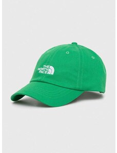 The North Face baseball sapka Norm Hat zöld, nyomott mintás, NF0A7WHOPO81