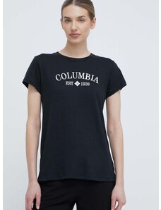 Columbia t-shirt női, fekete, 1992134
