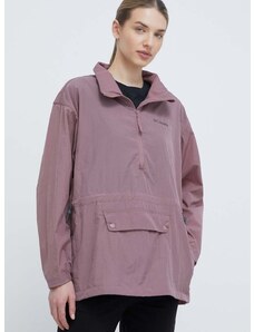 Columbia rövid kabát női, rózsaszín, átmeneti, oversize, 2071161