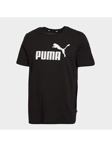 Puma Póló Ess Logo Tee - Puma Black Férfi Ruhák Pólók 58666601 Fekete