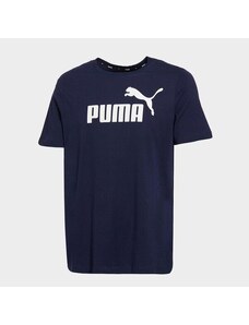 Puma Póló Ess Logo Tee Férfi Ruhák Pólók 58666606 Sötétkék