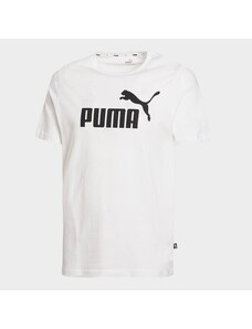 Puma Póló Ess Logo Tee Férfi Ruhák Pólók 586666 02 Fehér