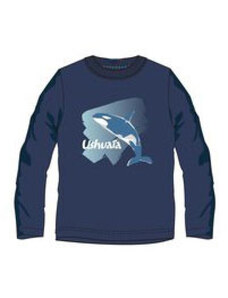 KORREKT WEB Ushuaia Whale, Bálna férfi otthoni póló L