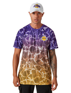 New Era Los Angeles Lakers Colour Water Print T-shirt