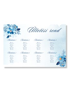Personal Ültetési rend - Kék virágok