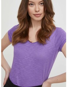 Sisley t-shirt női, lila