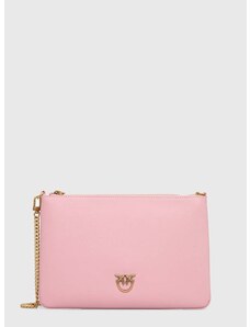 Pinko bőr táska rózsaszín, 100455.A0F1