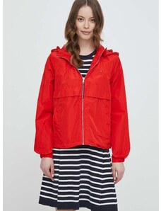 Tommy Hilfiger rövid kabát női, piros, átmeneti