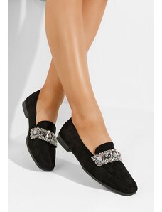 Zapatos Teara fekete női elegáns mokaszín