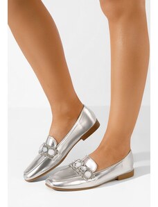 Zapatos Teara v2 ezüst női mokaszín