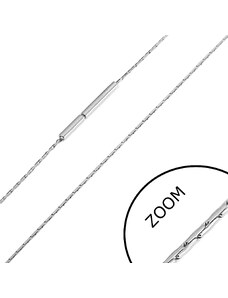 Ekszer Eshop - Orvosi acél lánc vékony pálcákból, 0,8 mm Y39.12