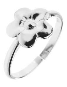 Ekszer Eshop - Gyűrű 925 ezüstből - gravírozott virág, állítható méret C25.16