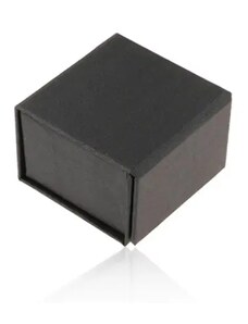 Ekszer Eshop - Fekete doboz gyűrűre vagy fülbevalóra, gyöngyházfény, mágneses zárszerkezet Y55.15