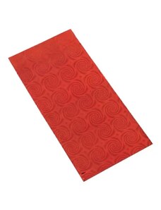 Ekszer Eshop - Fényes ajándékzacskó celofánból piros színben, spirálisok motívumával GY30