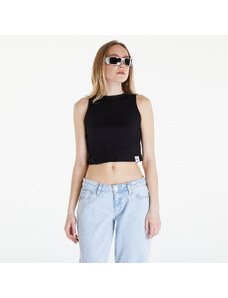 Női pulóver Calvin Klein Jeans Seaming Rib Tank Top Black