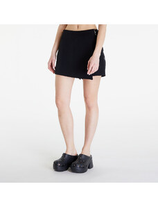 Női rövidnadrág Calvin Klein Jeans Buckle Wrap Mini Skort Black