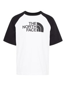THE NORTH FACE Póló fekete / fehér