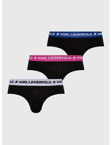 Karl Lagerfeld alsónadrág 3 db fekete, férfi