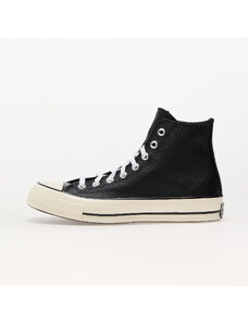 Converse Chuck 70 Leather Black/ White/ Egret, magas szárú sneakerek
