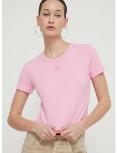 HUGO t-shirt női, rózsaszín, 50512000