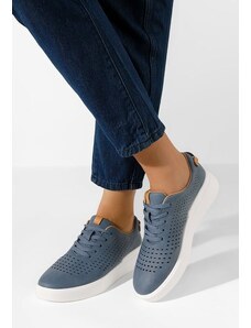 Zapatos Frina kék női bőr félcipő