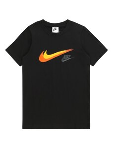 Nike Sportswear Póló sárga / ezüstszürke / narancs / fekete