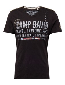 CAMP DAVID Póló 'North Sea Trail' opál / piros / fekete / fehér
