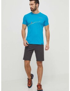 LA Sportiva t-shirt Trail férfi, nyomott mintás, F27614614