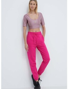 adidas by Stella McCartney melegítőnadrág rózsaszín, sima, IS1215