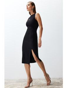 Trendyol Black Window/Cut Out Detailed Woven Dress