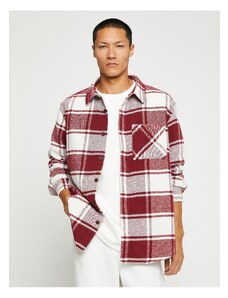 Koton Checkered Lumberjack Shirt with Pocket Detailed and Buttons Long Sleeves