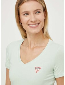 Guess t-shirt női, zöld, W2YI45 J1314