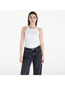 Női pulóver Calvin Klein Jeans Variegated Rib Woven Top Bright White