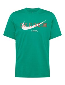 Nike Sportswear Póló 'Club' zöld / piros / fehér