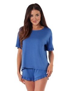 Italian Fashion Styl rövid női pizsama, kék