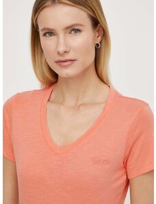 Guess t-shirt női, narancssárga, W4GI66 KC8T0