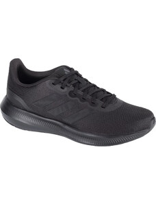 Teljesen fekete férfi tornacipő adidas Run Falcon 3.0 HP7544