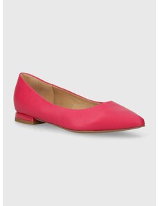 Wojas bőr balerina cipő rózsaszín, 4403355