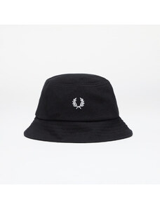 Sapka FRED PERRY Pique Bucket Hat Black/ Snowwhite