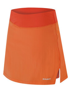 HUSKY női funkcionális szoknya rövidnadrággal Flamy L, narancssárga