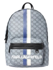 Karl Lagerfeld Hátizsák kék / galambkék / fekete / fehér