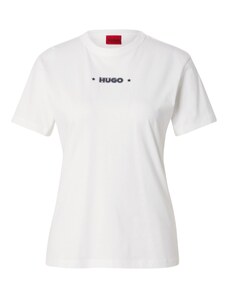 HUGO Póló 'Damacia 1' tengerészkék / fehér